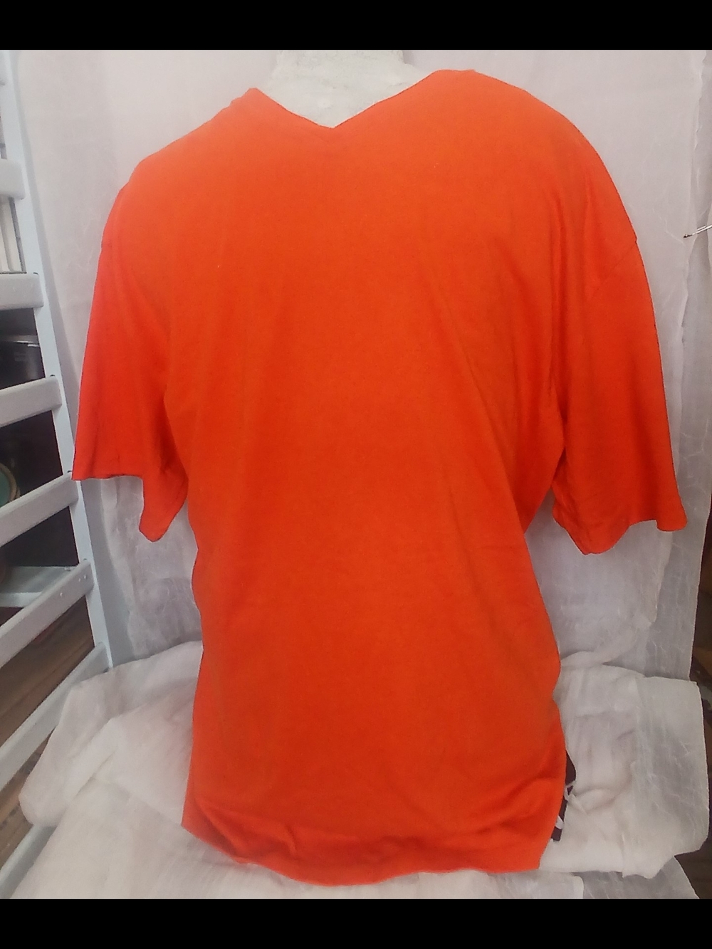 AKOO Orange V-Neck Tee